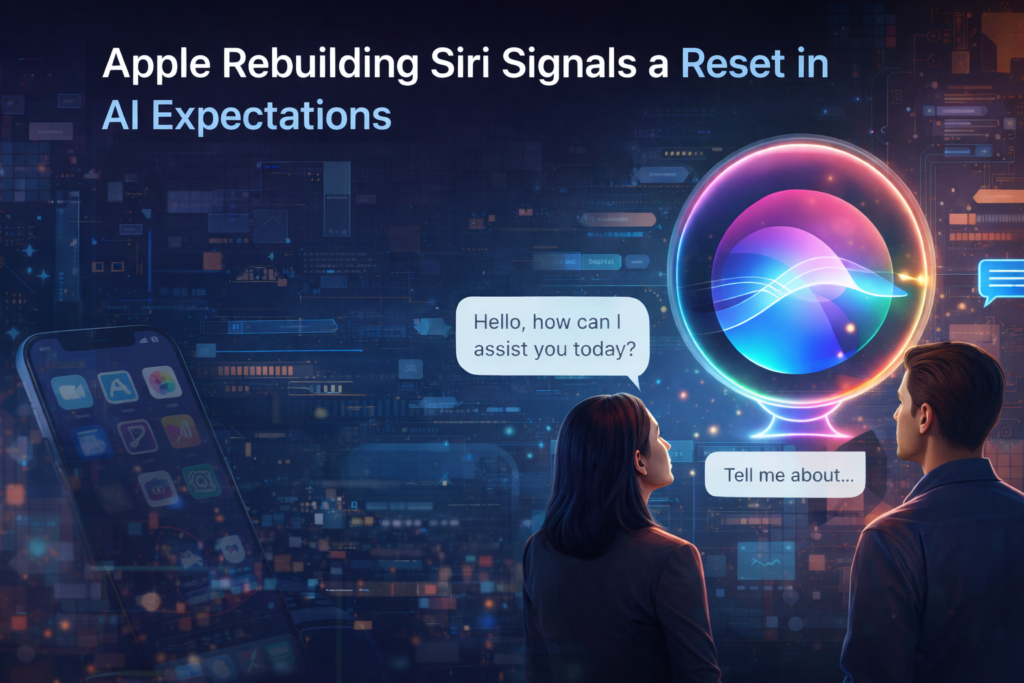 Apple Rebuilding Siri