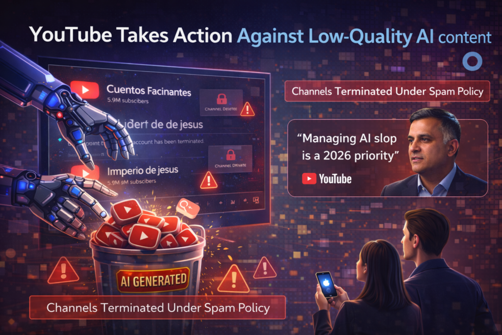 Youtube calling out on AI Slop