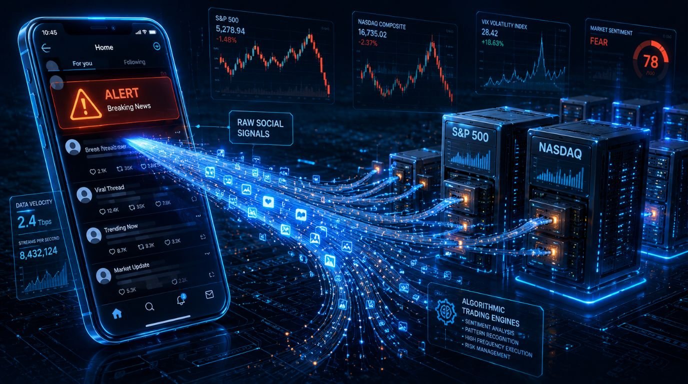 3 Secret Risks of High-Frequency Trading Data visual displaying digital market feeds and low latency execution.