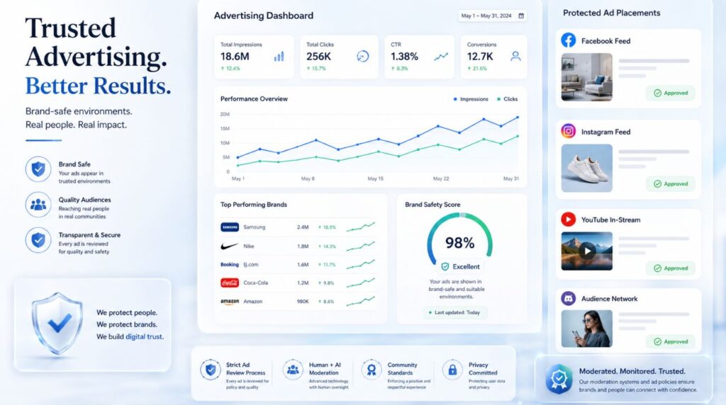 Brand safety on social media platforms protecting advertisers from harmful online content