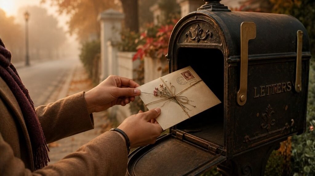 Creative pen pal stationery illustrating a more personal form of social network communication