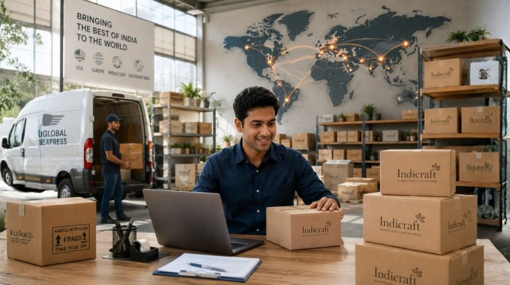 Indian MSME preparing products for international e-commerce exports