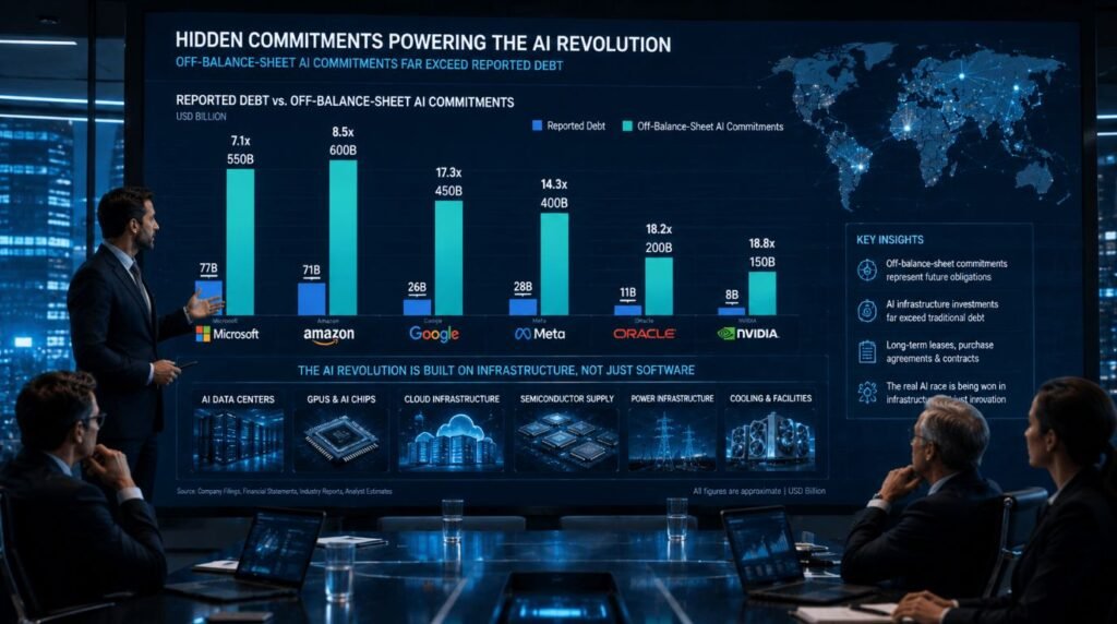 -balance-sheet commitments for major technology companies