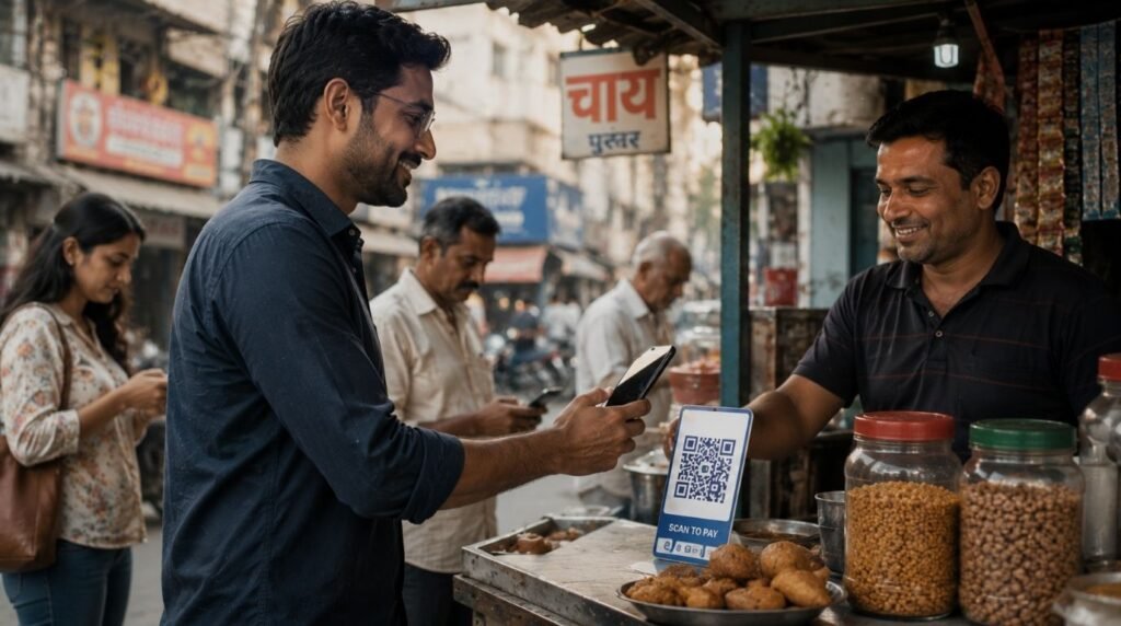 Indian customer using UPI