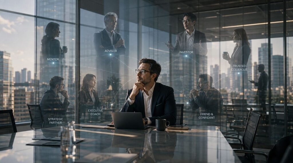 Invisible networks influencing AI leadership