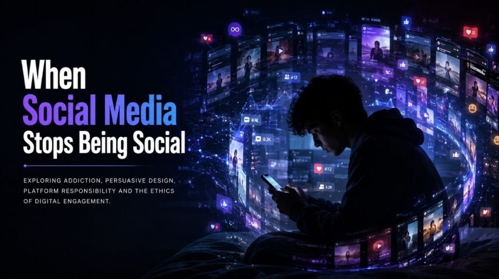 When Social Media Stops Being Social - social media addiction and platform responsibility