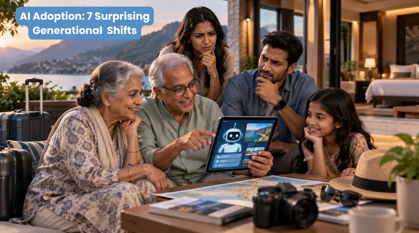 AI adoption changing a family vacation across generations