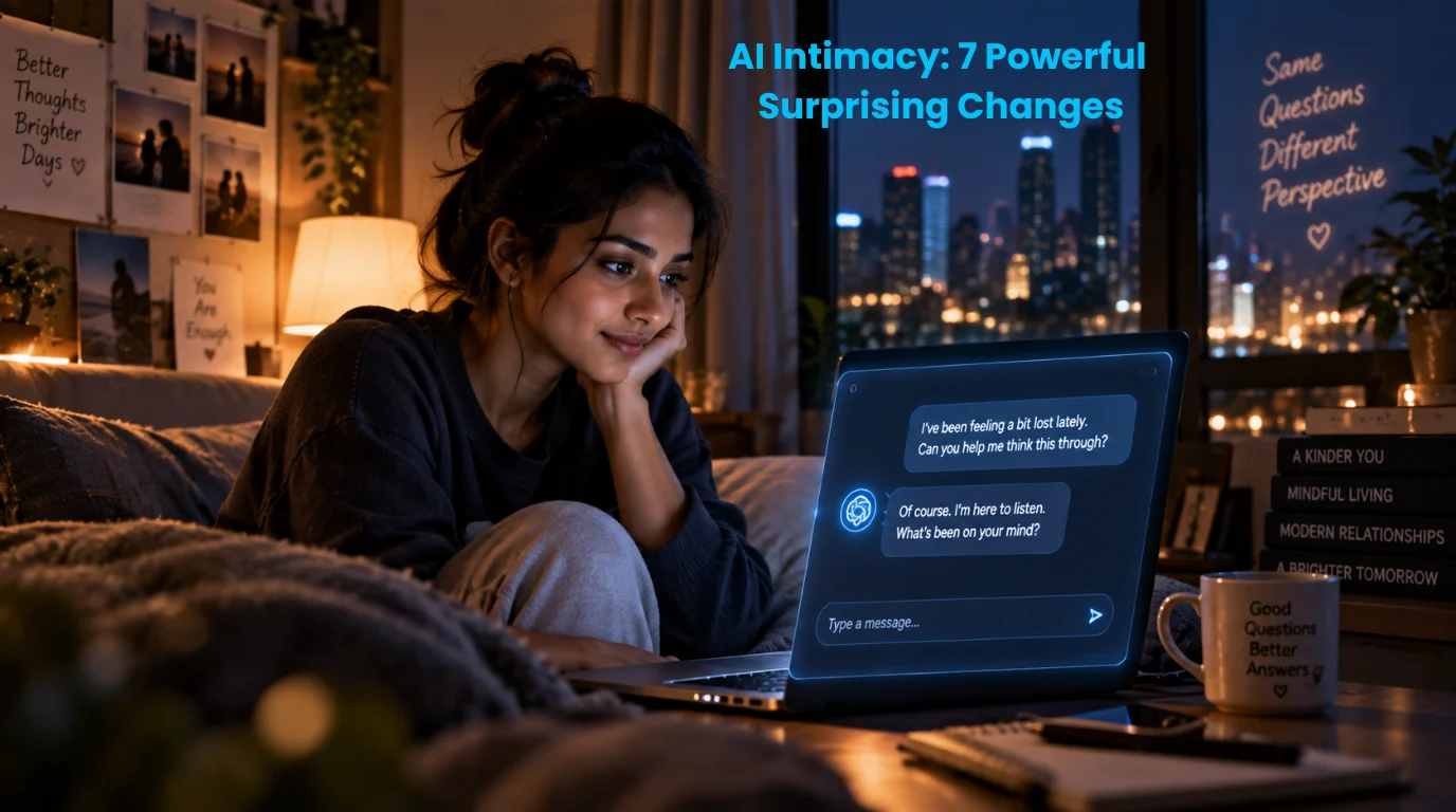 AI intimacy becoming the first place people ask private relationship questions