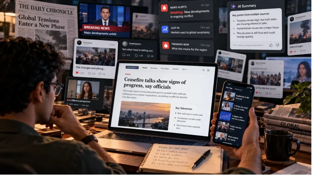 World News Day highlighting the importance of trusted journalism and reliable news