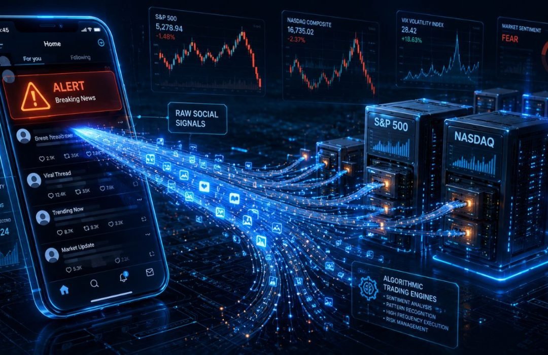 3 Secret Risks of High-Frequency Trading Data visual displaying digital market feeds and low latency execution.