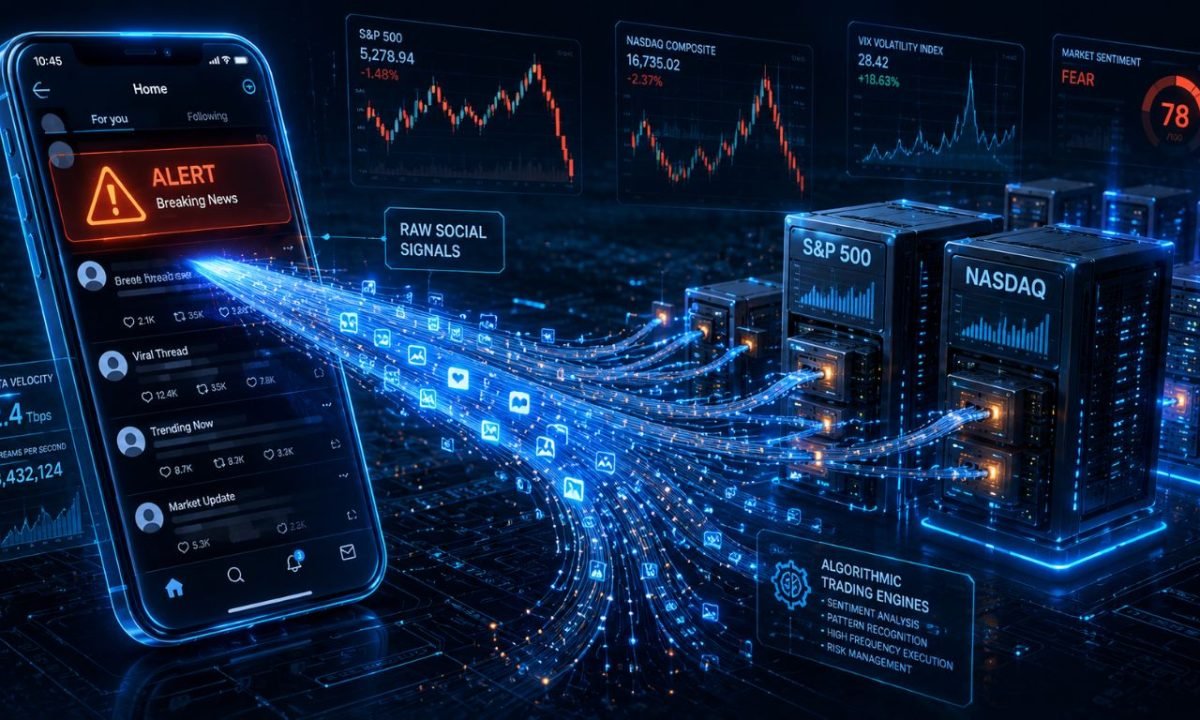 3 Secret Risks of High-Frequency Trading Data visual displaying digital market feeds and low latency execution.