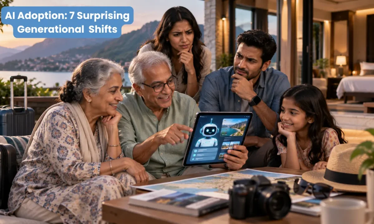 AI adoption changing a family vacation across generations