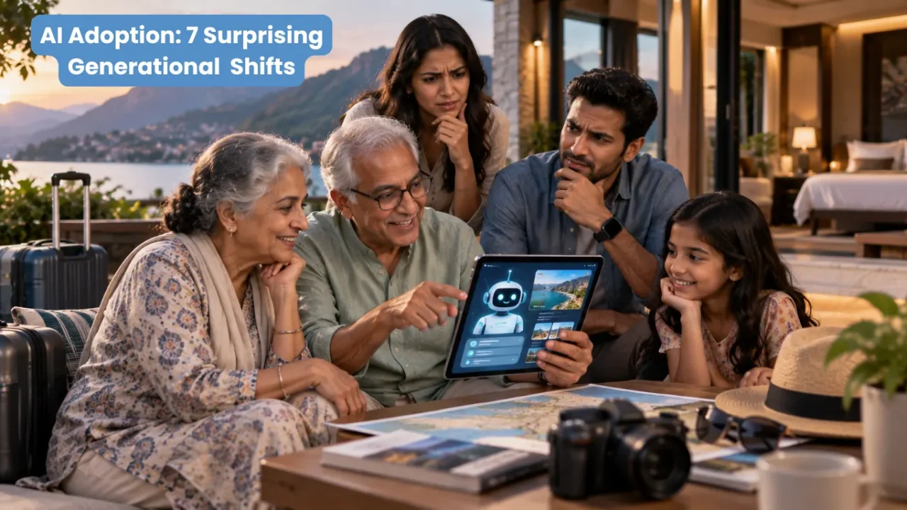 AI adoption changing a family vacation across generations