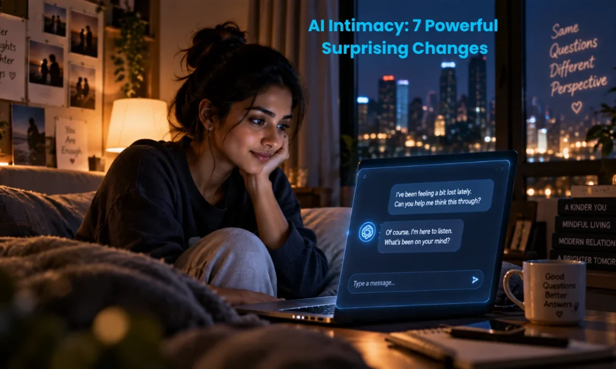 AI intimacy becoming the first place people ask private relationship questions