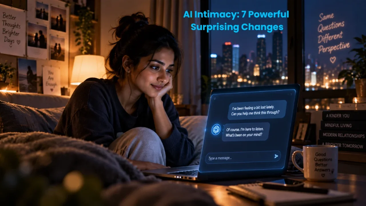 AI intimacy becoming the first place people ask private relationship questions