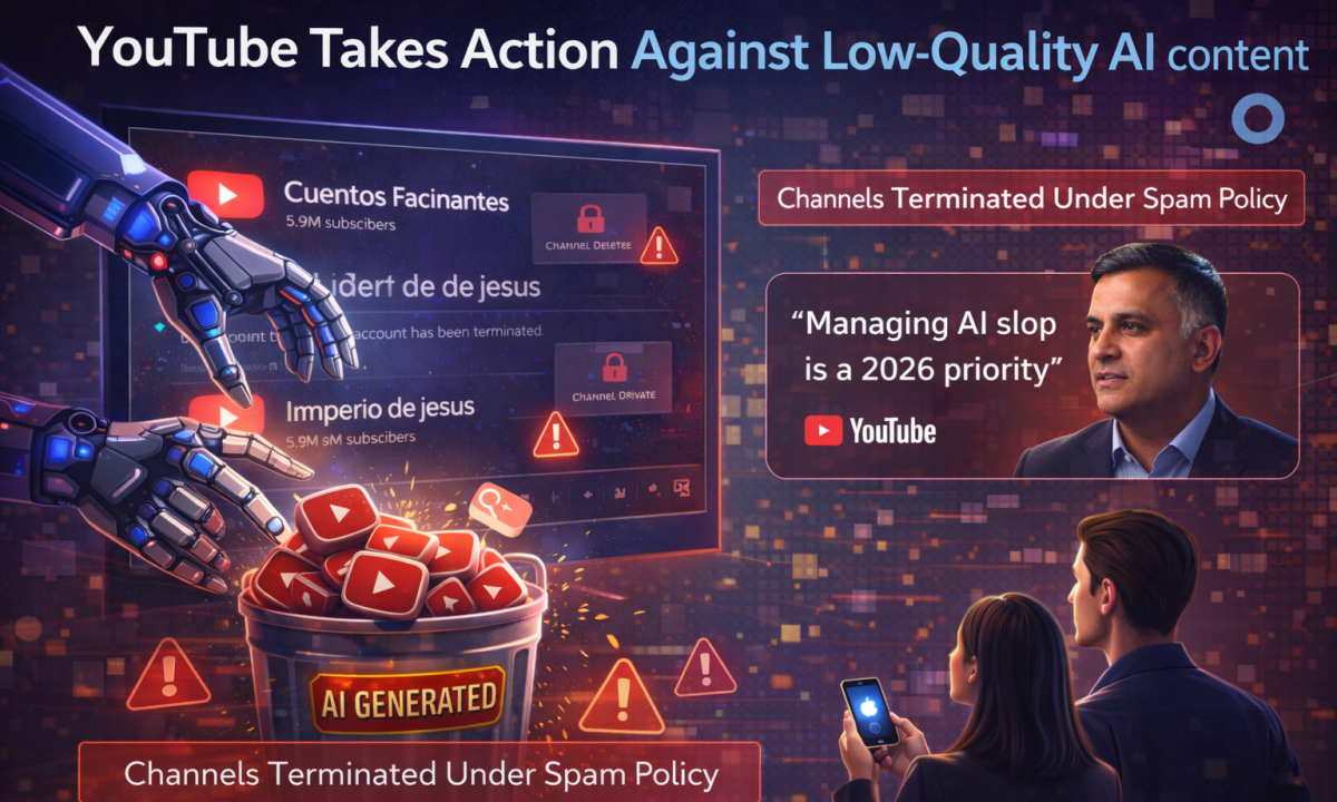Youtube calling out on AI Slop