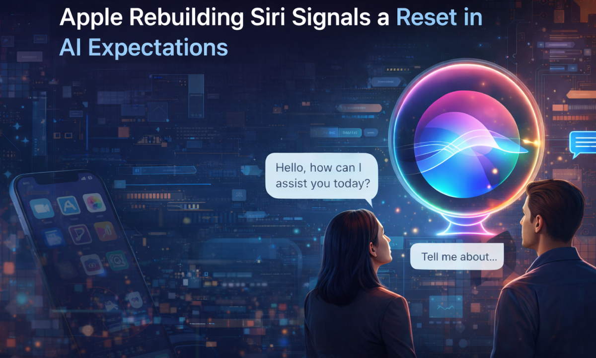 Apple Rebuilding Siri