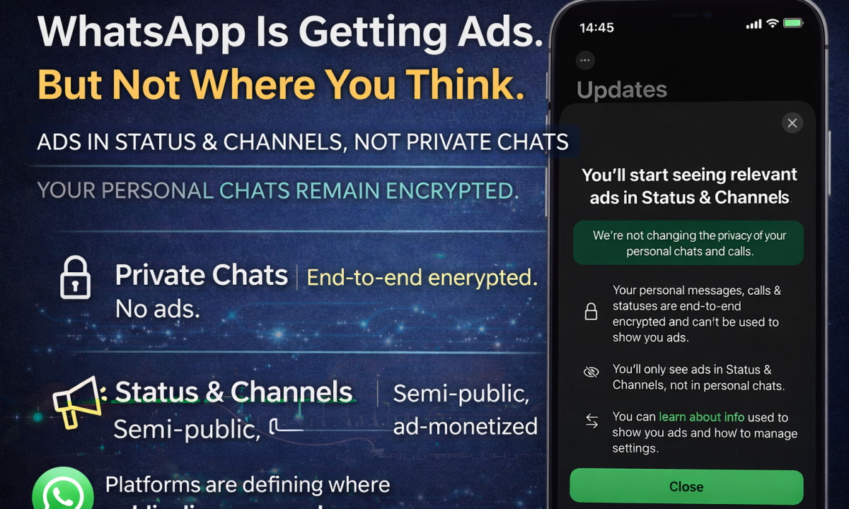 WhatsApp Is Getting Ads