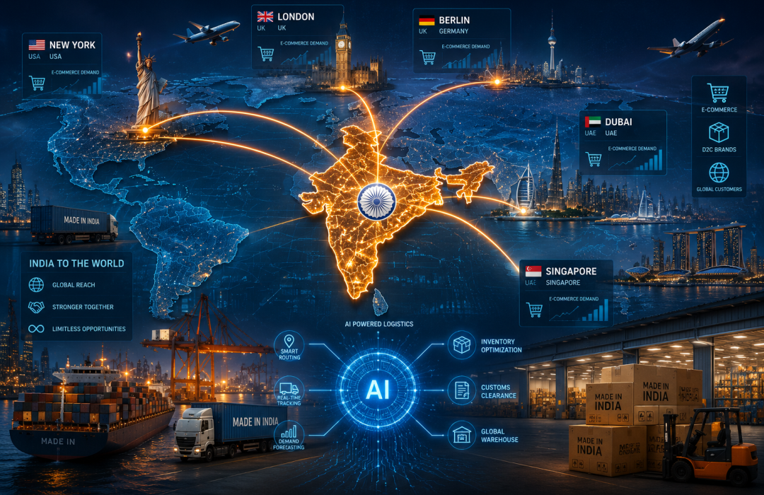 India connected to global markets through expanding e-commerce exports