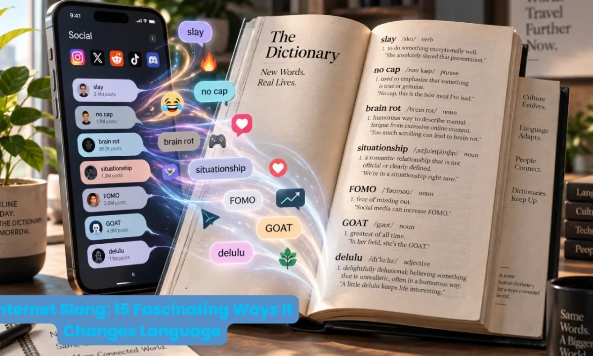 Internet slang reflecting the evolution of communication from analogue technology to digital culture