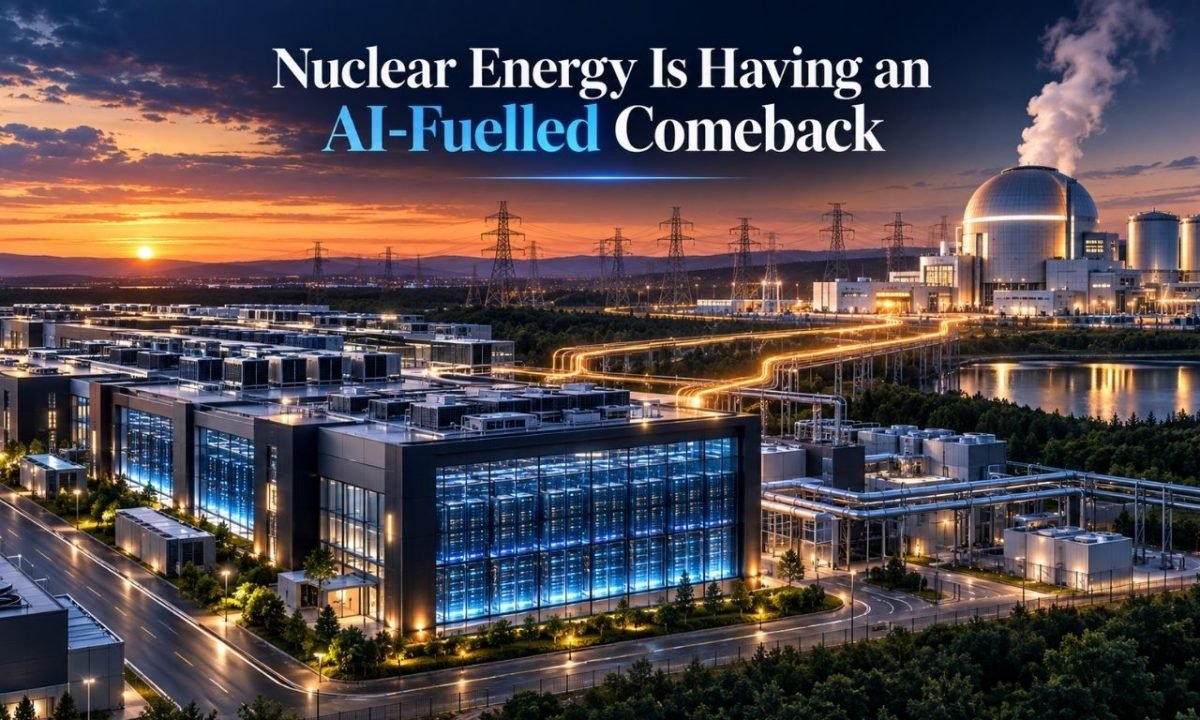 Nuclear energy powering AI data centers and artificial intelligence infrastructure