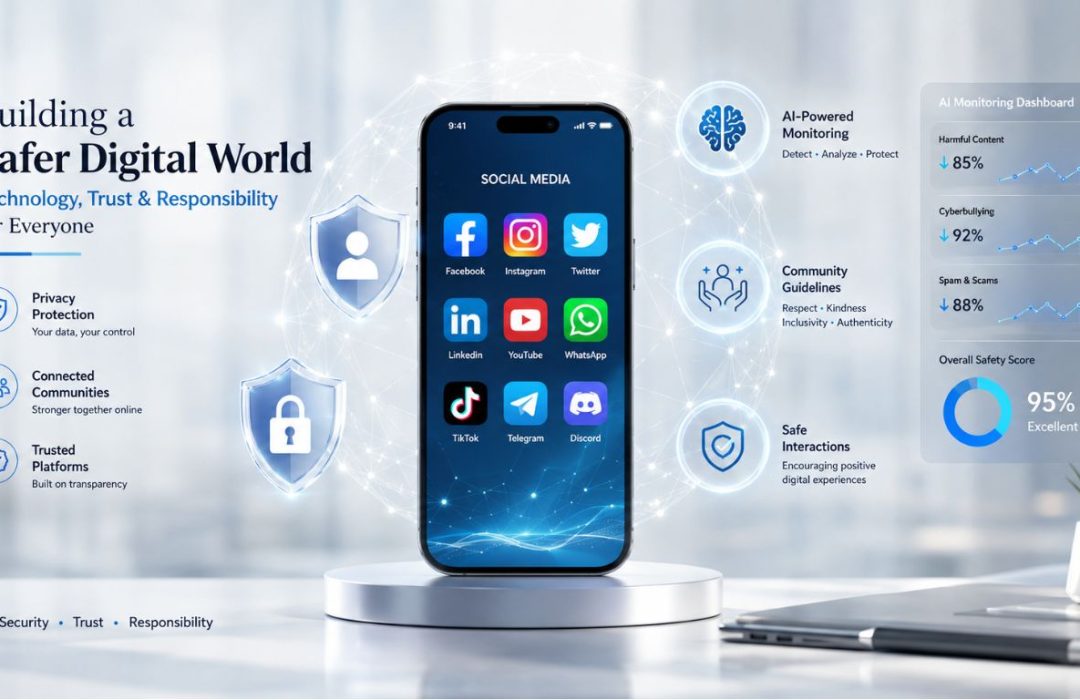 When Social Media Platforms Become Too Big to Ignore showing digital trust, online safety, and responsible platform management