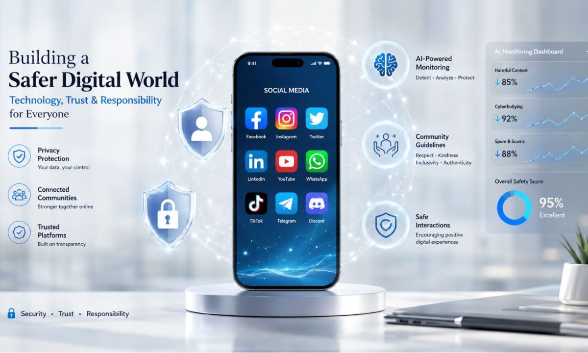When Social Media Platforms Become Too Big to Ignore showing digital trust, online safety, and responsible platform management