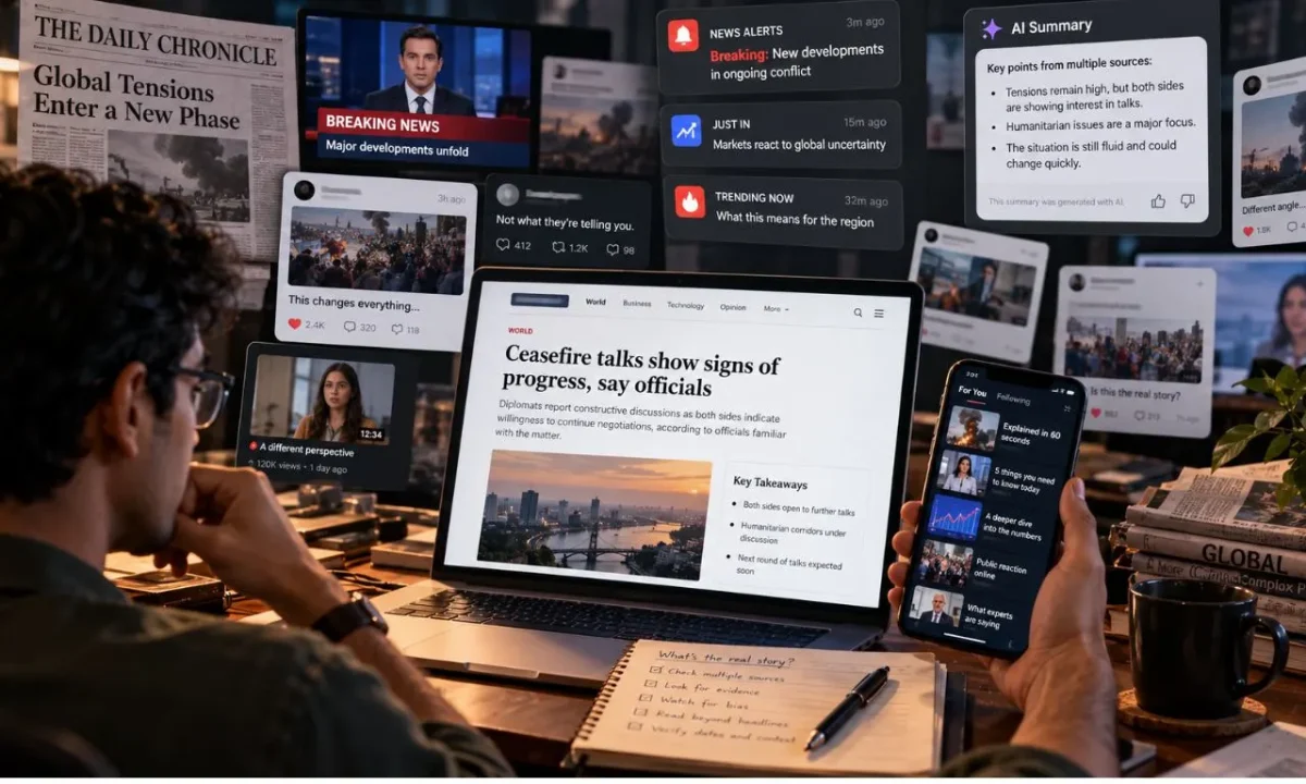 World News Day highlighting the importance of trusted journalism and reliable news