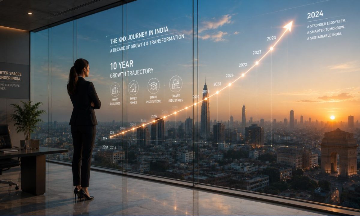 A professional woman overlooking a digital city, symbolizing the rising women in the workforce trends in leadership and strategy.